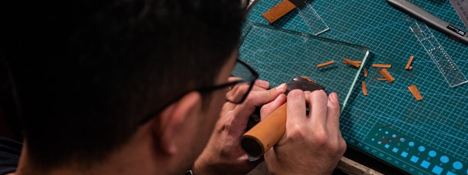 Leathersmith in Yangon