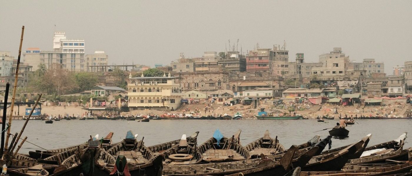 Buriganga River in Dhaka, Bangladesh